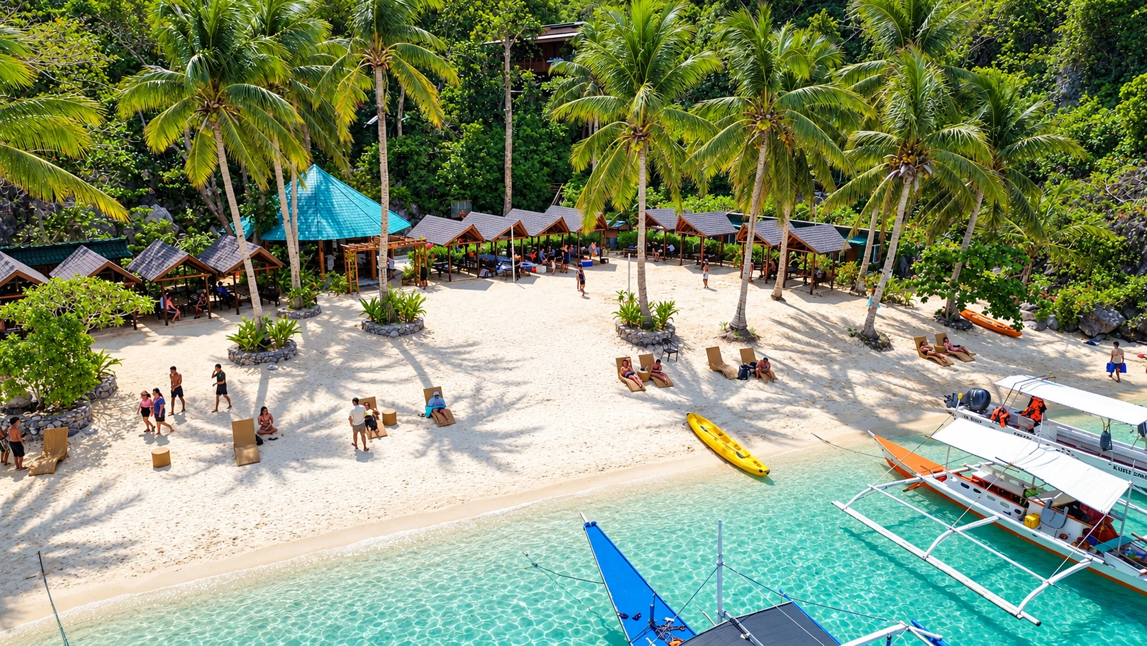 Cundugun Beach na trasie Tour B w El Nido