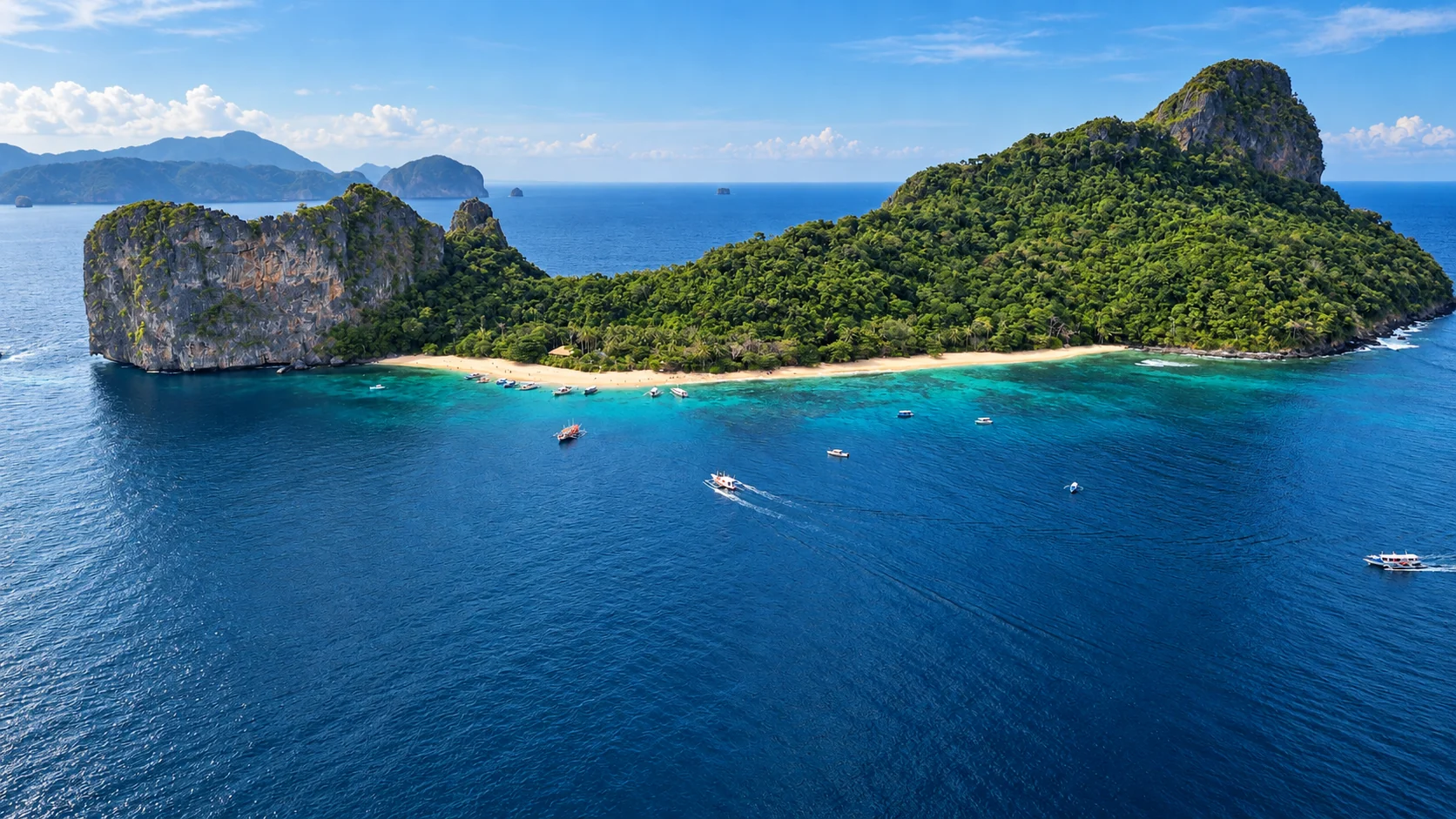 Helicopter Island w El Nido
